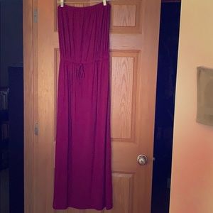J. Crew strapless maxi dress